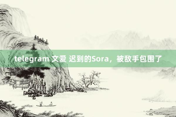 telegram 文爱 迟到的Sora，被敌手包围了