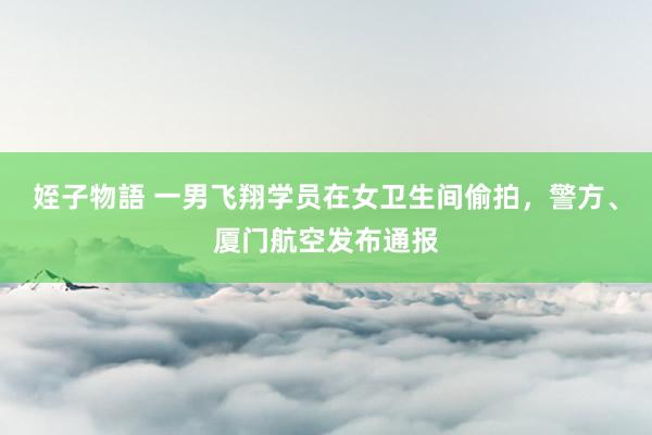 姪子物語 一男飞翔学员在女卫生间偷拍，警方、厦门航空发布通报